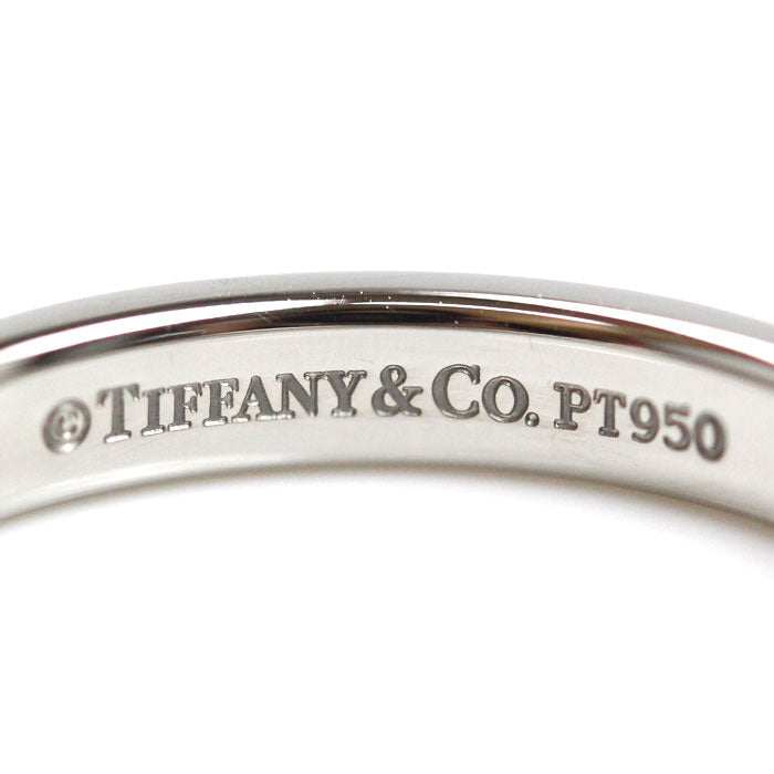 TIFFANY&Co. ティファニー Pt950プラチナ 3ロウ バンドリング リング・指輪 16.5号 5.0g レディース【中古】【美品】