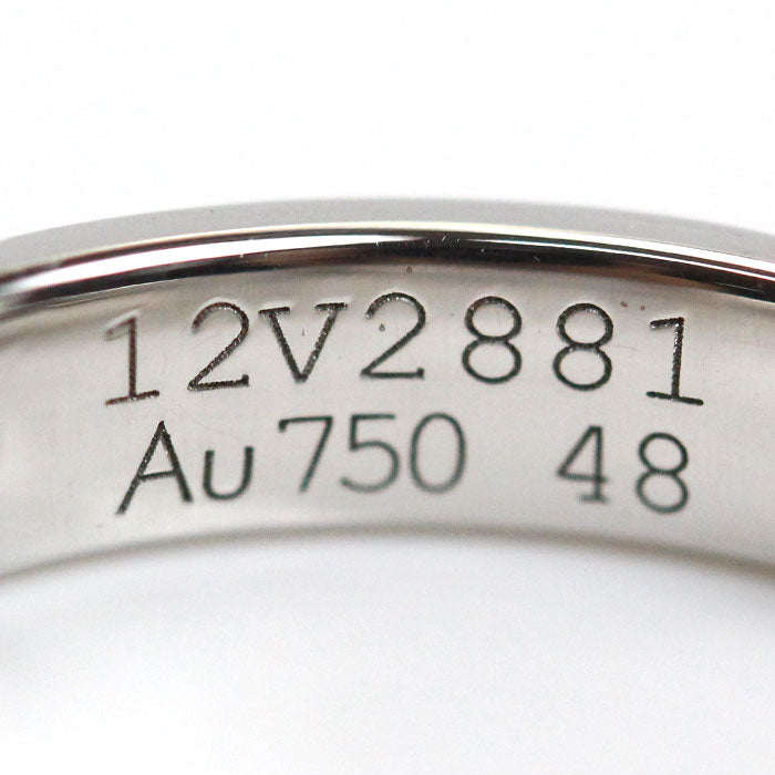 HERMES エルメス K18WG ホワイトゴールド エヴァー ヘラクレス リング・指輪 ダイヤモンド 8号 48 3.5g レディース【中古】【美品】