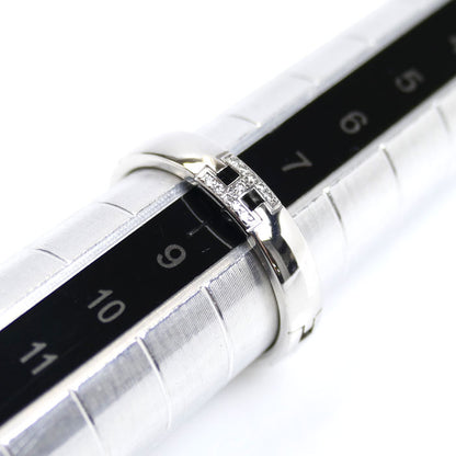 HERMES エルメス K18WG ホワイトゴールド エヴァー ヘラクレス リング・指輪 ダイヤモンド 8号 48 3.5g レディース【中古】【美品】