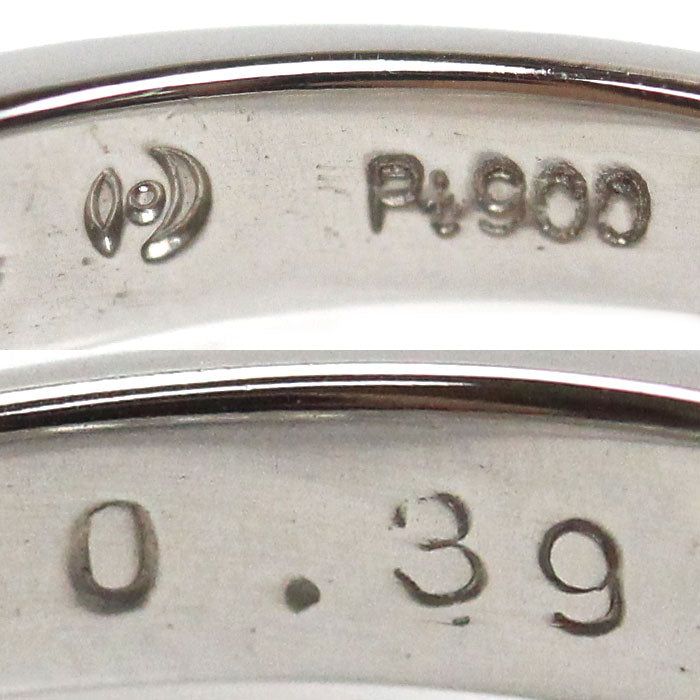 TASAKI タサキ Pt900プラチナ ダイヤ リング・指輪 ダイヤモンド0.39ct 9.5号 3.4g レディース【中古】【美品】