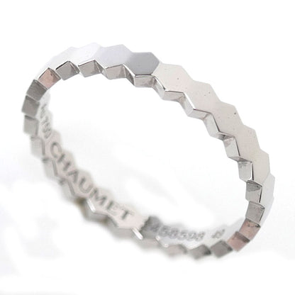 Chaumet ショーメ K18WG ホワイトゴールド ビーマイラブ ハニカム リング・指輪 081930 9号 49 1.8g レディース【中古】【美品】