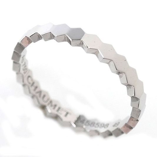 Chaumet ショーメ K18WG ホワイトゴールド ビーマイラブ ハニカム リング・指輪 081930 9号 49 1.8g レディース【中古】【美品】