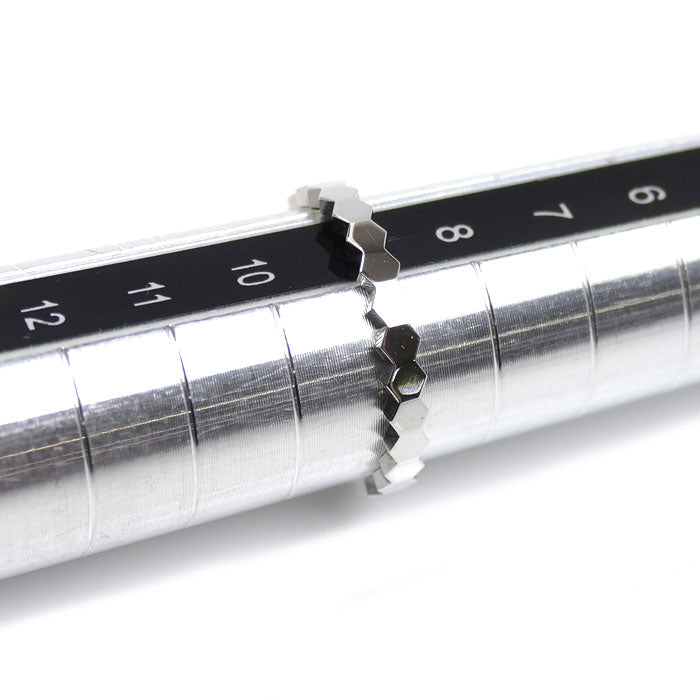 Chaumet ショーメ K18WG ホワイトゴールド ビーマイラブ ハニカム リング・指輪 081930 9号 49 1.8g レディース【中古】【美品】