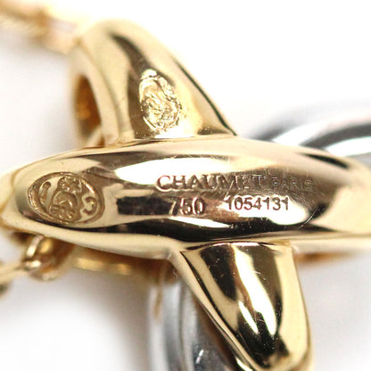 Chaumet ショーメ K18PG/WG プルミエ リアン ネックレス 81697 ダイヤモンド 6.3g 38-40-42cm レディース【中古】