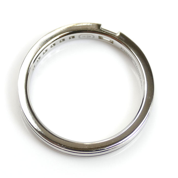 HARRY WINSTON ハリーウィンストン Pt950プラチナ トラフィック アクセント バンド リング リング・指輪 WBDPACRFTRF ダイヤモンド 15号 6.4g レディース【中古】【美品】
