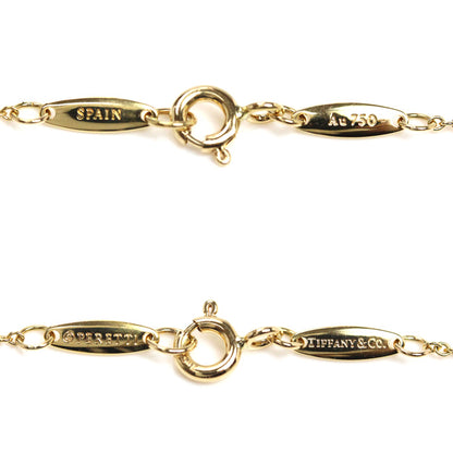 TIFFANY&Co. ティファニー K18YG イエローゴールド オープンハート ネックレス 3.1g 41cm レディース【中古】
