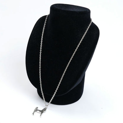 HERMES エルメス メタル パナッシュ ネックレス H077298FB00 48/58cm ユニセックス【中古】【美品】