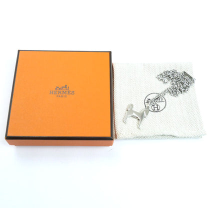 HERMES エルメス メタル パナッシュ ネックレス H077298FB00 48/58cm ユニセックス【中古】【美品】