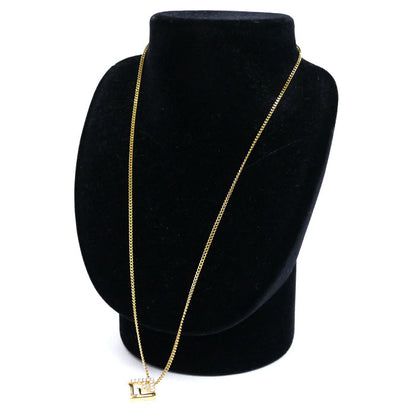 FENDI フェンディ GP ジルコン フォーエバーフェンディ ネックレス 8AK337A44GF089U 49-51-52-53cm レディース【中古】【美品】