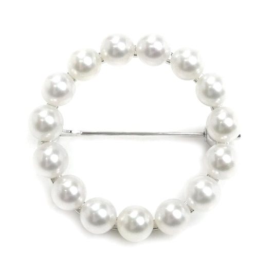 MIKIMOTO ミキモト シルバー パール ブローチ パール約4.3mm 4g レディース【中古】【美品】