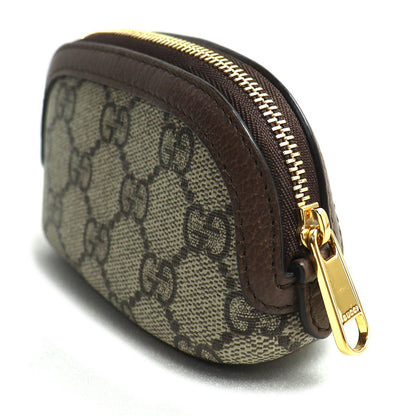 GUCCI グッチ GGスプリーム コインケース ベージュ/エボニー 625707 96IWG 8745 オフディア キーポーチ レディース【中古】【美品】