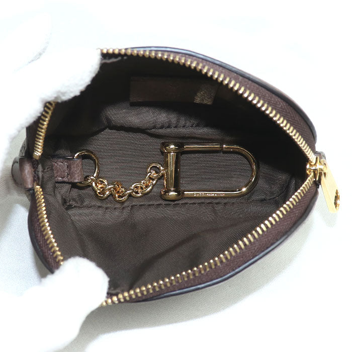 GUCCI グッチ GGスプリーム コインケース ベージュ/エボニー 625707 96IWG 8745 オフディア キーポーチ レディース【中古】【美品】