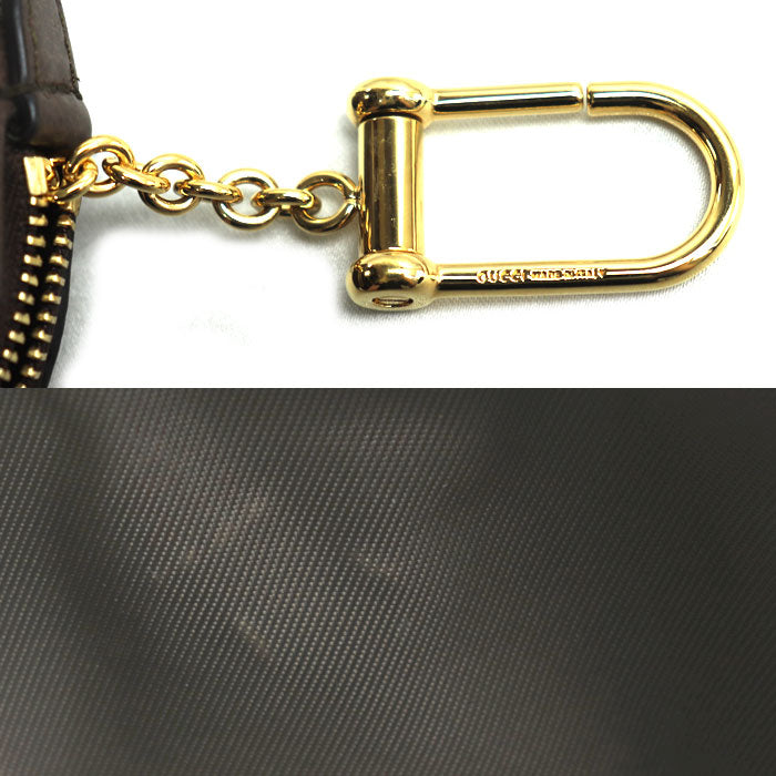 GUCCI グッチ GGスプリーム コインケース ベージュ/エボニー 625707 96IWG 8745 オフディア キーポーチ レディース【中古】【美品】