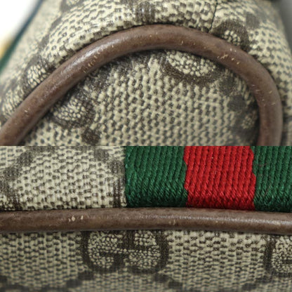 GUCCI グッチ GGスプリーム コインケース ベージュ/エボニー 625707 96IWG 8745 オフディア キーポーチ レディース【中古】【美品】