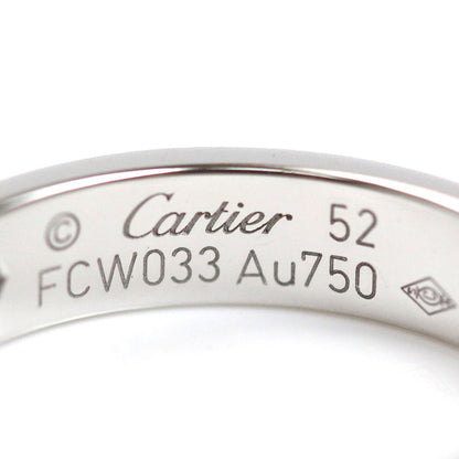 CARTIER カルティエ K18WG ホワイトゴールド ミニラブ 1P ダイヤ リング・指輪 B4050552 ダイヤモンド 12号 52 4.7g レディース【中古】【美品】