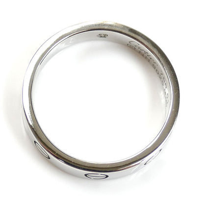 CARTIER カルティエ K18WG ホワイトゴールド ミニラブ 1P ダイヤ リング・指輪 B4050551 ダイヤモンド 11号 51 4.7g レディース【中古】【美品】