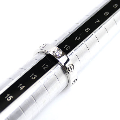 CARTIER カルティエ K18WG ホワイトゴールド ミニラブ 1P ダイヤ リング・指輪 B4050551 ダイヤモンド 11号 51 4.7g レディース【中古】【美品】