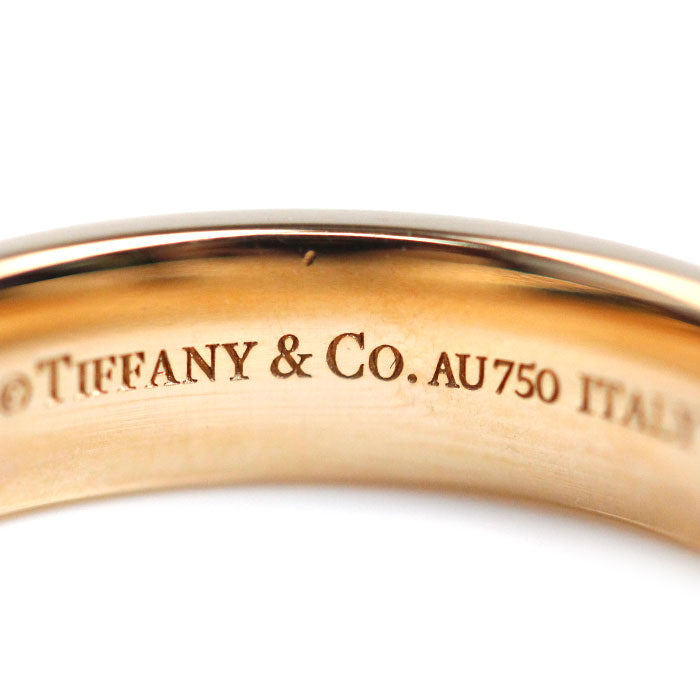TIFFANY&Co. ティファニー K18PG ピンクゴールド T TWO ナロー ダイヤ リング・指輪 60151411 ダイヤモンド 10号 5.7g レディース【中古】【美品】