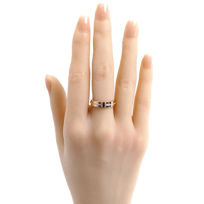 TIFFANY&Co. ティファニー K18PG ピンクゴールド T TWO ナロー ダイヤ リング・指輪 60151411 ダイヤモンド 10号 5.7g レディース【中古】【美品】