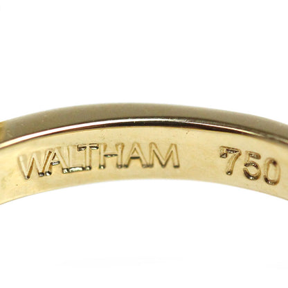 WALTHAM ウォルサム K18YG イエローゴールド リング・指輪 ダイヤモンド 11号 5.0g スウィング レディース【中古】【美品】