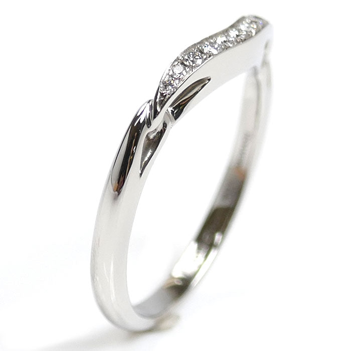 BVLGARI ブルガリ Pt950プラチナ インコントロダモーレ リング・指輪 AN858130 ダイヤモンド 11号 3.4g レディース【中古】【美品】