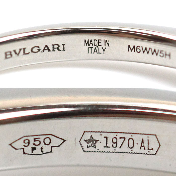 BVLGARI ブルガリ Pt950プラチナ インコントロダモーレ リング・指輪 AN858130 ダイヤモンド 11号 3.4g レディース【中古】【美品】