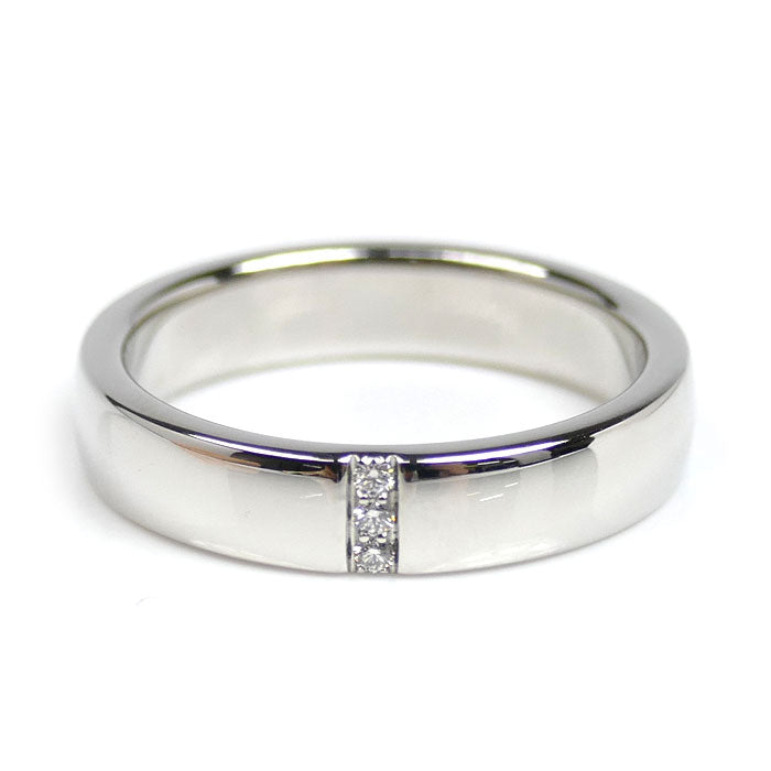 HARRY WINSTON ハリーウィンストン Pt950プラチナ スリーストーン ダイヤ リング・指輪 WBDPRD3S4BP-070 13.5号 8.9g レディース【中古】【美品】