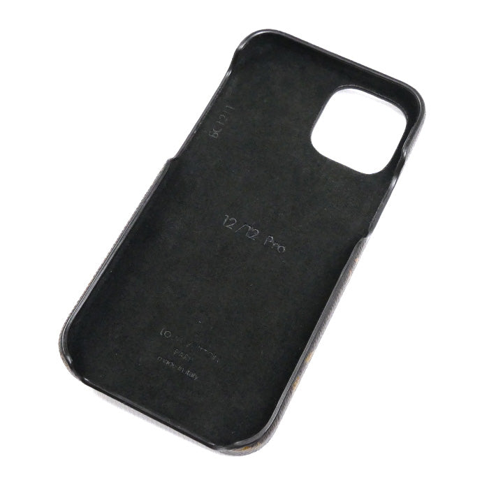 LOUIS VUITTON ルイ・ヴィトン IPHONEバンパー ドーフィーヌ 12/12PRO iPhoneケース モノグラム ブラウン M69782 BC1211 レディース【中古】【美品】
