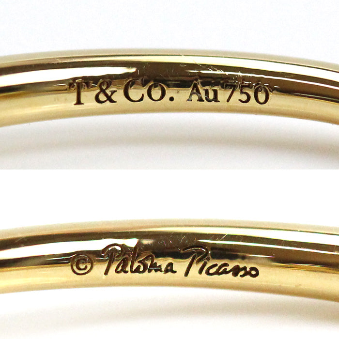 TIFFANY&Co. ティファニー K18YG イエローゴールド パロマピカソ ラブ グラフィティ リング・指輪 11.5号 2.5g レディース【中古】