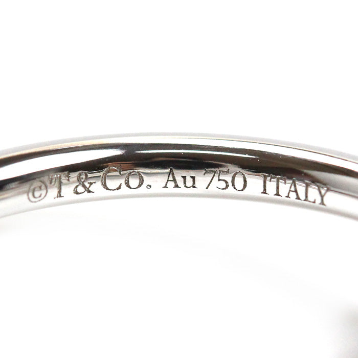 TIFFANY&Co. ティファニー K18WG ホワイトゴールド Tワイヤー ダイヤ ターコイズ リング・指輪 64028146 ダイヤモンド ターコイズ 11号 4.4g レディース【中古】【美品】