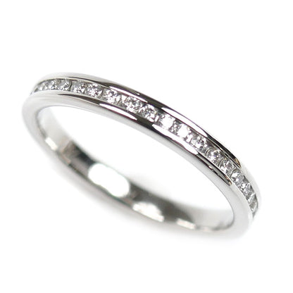 Ponte Vecchio ポンテヴェキオ Pt950プラチナ フルエタニティ リング・指輪 ダイヤモンド0.37ct 13号 3.5g レディース【中古】【美品】