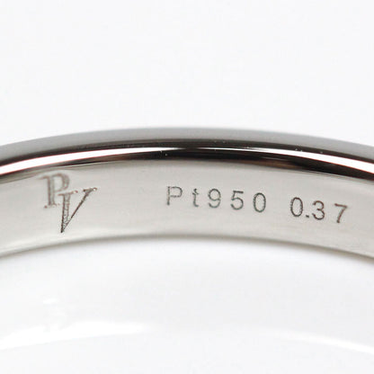 Ponte Vecchio ポンテヴェキオ Pt950プラチナ フルエタニティ リング・指輪 ダイヤモンド0.37ct 13号 3.5g レディース【中古】【美品】