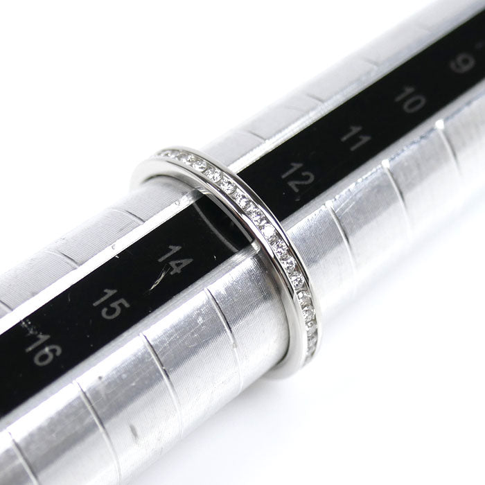 Ponte Vecchio ポンテヴェキオ Pt950プラチナ フルエタニティ リング・指輪 ダイヤモンド0.37ct 13号 3.5g レディース【中古】【美品】