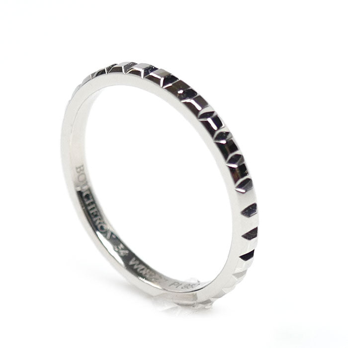 Boucheron ブシュロン Pt950プラチナ クルドパリ スモール リング・指輪 JAL01160 14号 54 3.1g レディース【中古】【美品】
