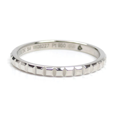 Boucheron ブシュロン Pt950プラチナ クルドパリ スモール リング・指輪 JAL01160 14号 54 3.1g レディース【中古】【美品】