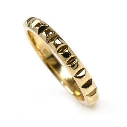 Boucheron ブシュロン K18YG イエローゴールド クルドパリ ミディアム リング・指輪 JAL00008 11号 51 3.3g レディース【中古】【美品】