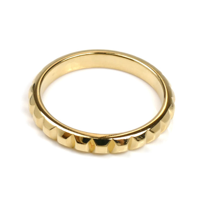 Boucheron ブシュロン K18YG イエローゴールド クルドパリ ミディアム リング・指輪 JAL00008 11号 51 3.3g レディース【中古】【美品】