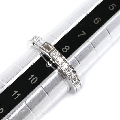HARRY WINSTON ハリーウィンストン Pt950プラチナ トラフィック アクセント バンド ダイヤ リング・指輪 WBDPACRFTRF 8.5号 5.7g レディース【中古】【美品】