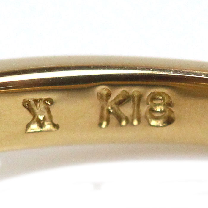 Vendome Aoyama ヴァンドーム青山 K18YG イエローゴールド ターコイズ ダイヤ リング・指輪 AGVR970509TQ 13号 2.9g レディース【中古】【美品】