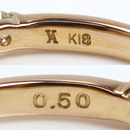 Vendome Aoyama ヴァンドーム青山 K18PG ピンクゴールド ハーフエタニティ ダイヤ リング・指輪 AGAR942809DI ダイヤモンド0.50ct 9号 2.0g レディース【中古】【美品】