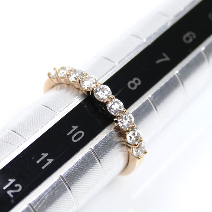 Vendome Aoyama ヴァンドーム青山 K18PG ピンクゴールド ハーフエタニティ ダイヤ リング・指輪 AGAR942809DI ダイヤモンド0.50ct 9号 2.0g レディース【中古】【美品】