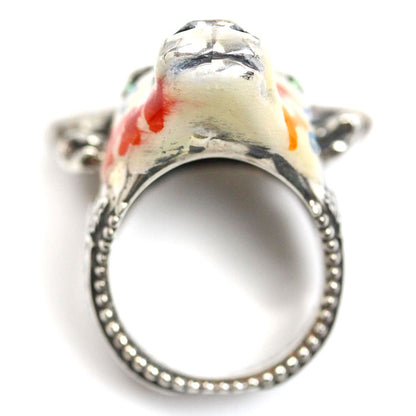 GUCCI グッチ シルバー925 アンガーフォレスト ブル リング・指輪 14号 17.8g レディース【中古】