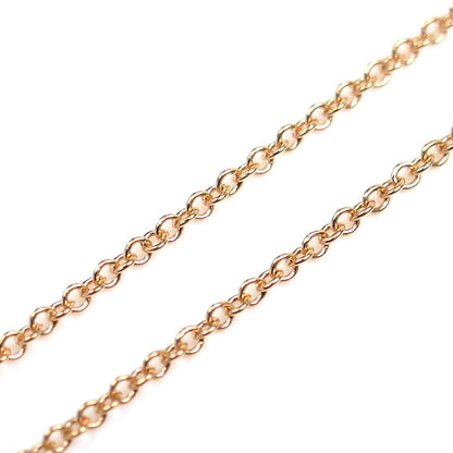 TIFFANY&Co. ティファニー K18PG ピンクゴールド Tスマイル スモール ネックレス 60011678 2.8g 41/46cm レディース【中古】【美品】