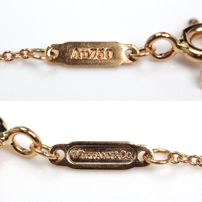TIFFANY&Co. ティファニー K18PG ピンクゴールド Tスマイル スモール ネックレス 60011678 2.8g 41/46cm レディース【中古】【美品】