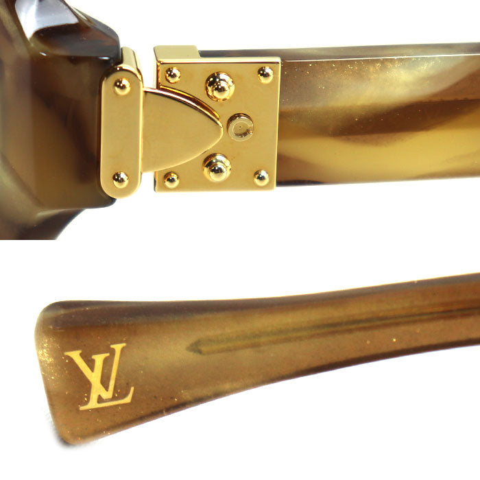 LOUIS VUITTON ルイ・ヴィトン スプソン ロン サングラス ブラウン Z0148E C0028 レディース 57□14【中古】