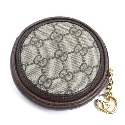 GUCCI グッチ GGマーモント コインケース ベージュ ブラウン 574840 ラウンド レディース【中古】