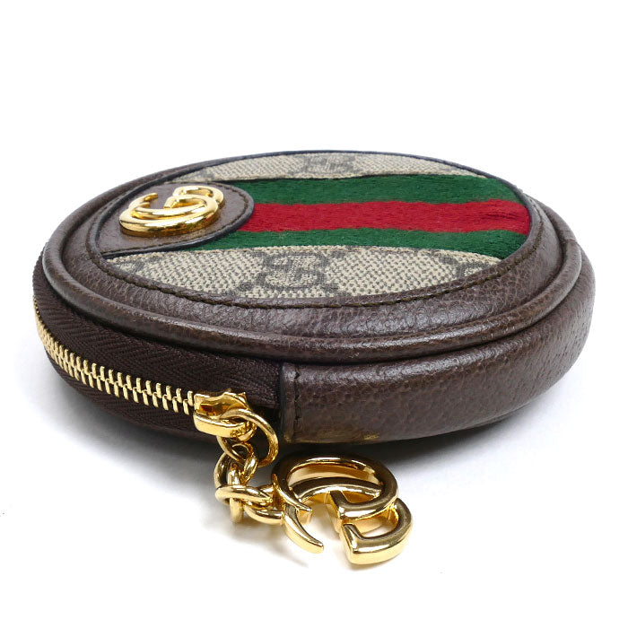GUCCI グッチ GGマーモント コインケース ベージュ ブラウン 574840 ラウンド レディース【中古】