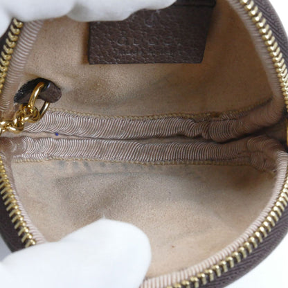 GUCCI グッチ GGマーモント コインケース ベージュ ブラウン 574840 ラウンド レディース【中古】