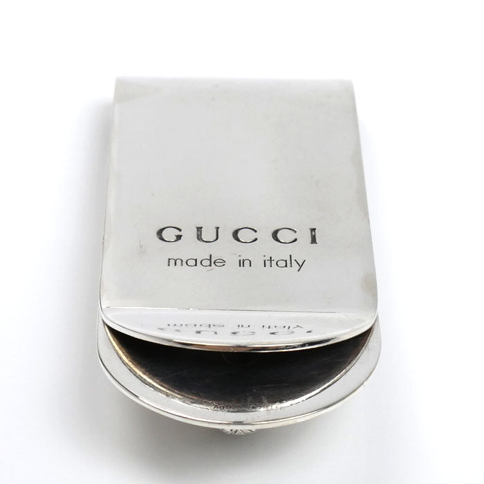 GUCCI グッチ シルバー925 タイガーヘッド マネークリップ 456905 J8400 0701 30.3g メンズ【中古】