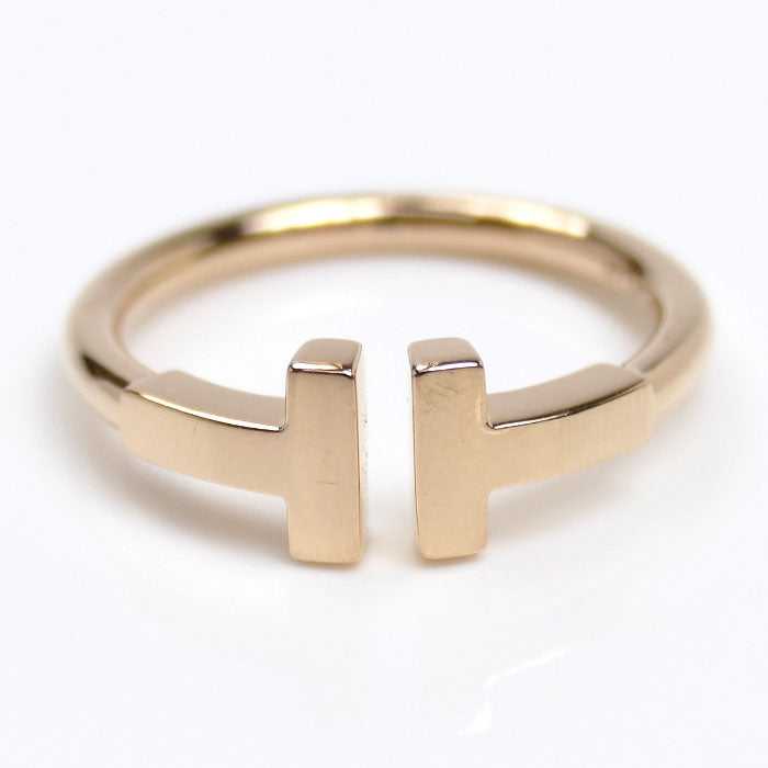 TIFFANY&Co. ティファニー K18PG ピンクゴールド Tワイヤー リング・指輪 60147390 8号 3.0g レディース【中古】